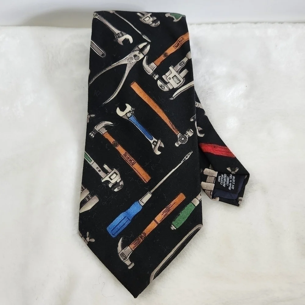 Tango By Max Raab Tool Time Mechanic Home Improvement Necktie Tie